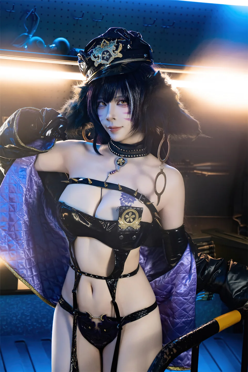 二佐Nisa - No.191 碧蓝航线·武藏 女警 [25P-101MB] tg@simisebaisi 【丝足阁】012.webp